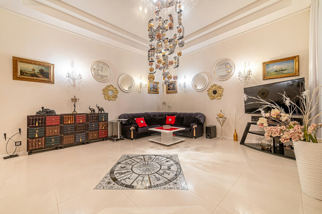 luxury celebrity mansion interior
